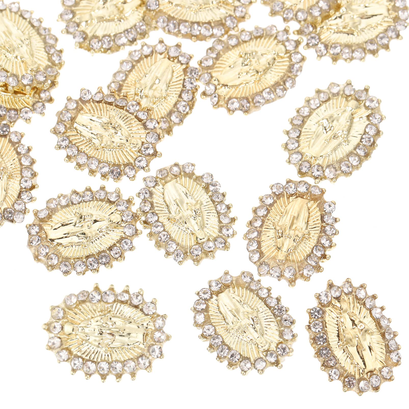 FOMIYES 20pcs Nail Art Rhinestones - Assorted Nail Gems, Pearls, Crystals & Alloy Charms for DIY Nail Decoration | Perfect for Manicures, Salon Nail Art & Home Nail Design