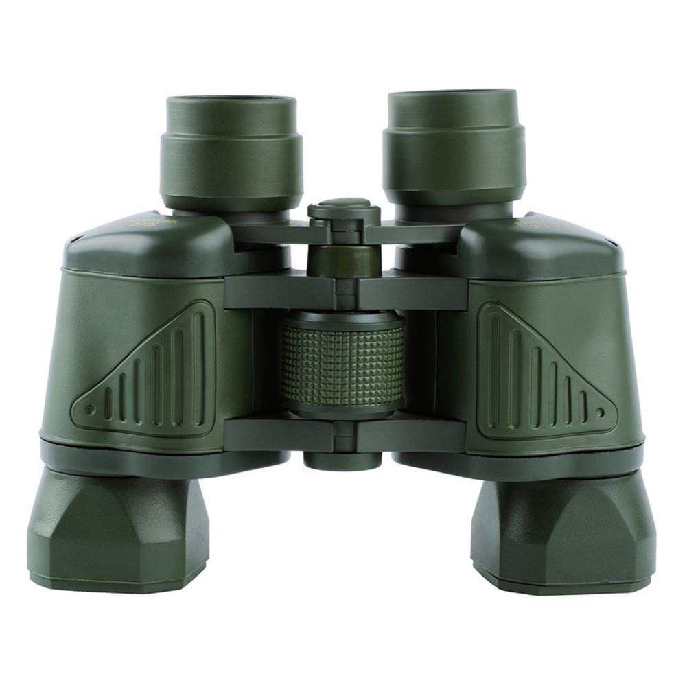 50x50 High-Powered Military Binoculars with Adjustable Zoom - HD Sport Binoculars for Hunting, Bird Watching & Outdoor Adventures - Includes Phone Mount Strap (Green)