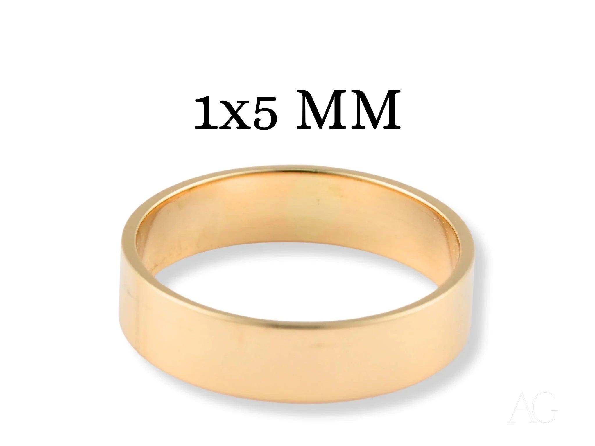 Essence Linea 5mm Minimalist Ring - Dainty Gold/Silver Stackable Band for Women | Perfect for Everyday Wear, Layering & Special Occasions