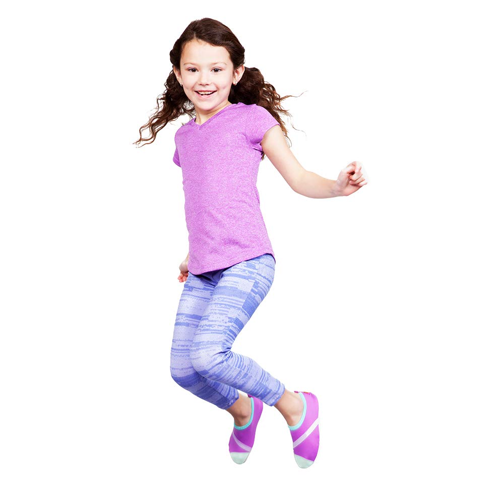 FITKICKS Kids Active Lifestyle Shoes - Lightweight & Comfortable Sneakers for Boys & Girls, Purple, Size Small - Perfect for Running, Playground & Everyday Wear