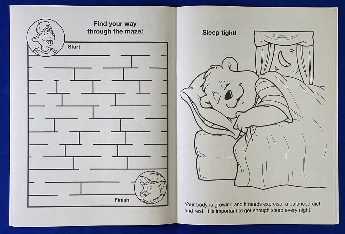 ZOCO 250-Pack Custom Educational Coloring Books for Kids - Fun Exercise Activities, Games & Puzzles - Bulk Pack Without Crayons - Perfect for Classrooms, Birthday Parties & Homeschooling