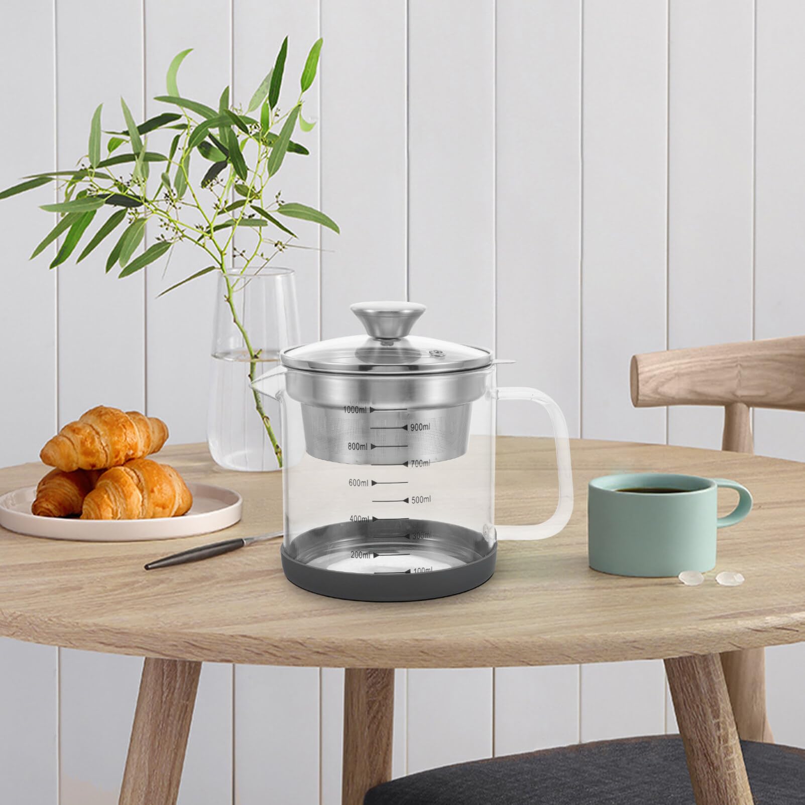 Premium Stainless Steel Multi-Use Food Strainer - Nut Milk Bag, Yogurt Maker & Soy Milk Filter with Measurement Scale - Perfect for Homemade Almond Milk, Cold Brew Tea, and Greek Yogurt Preparation