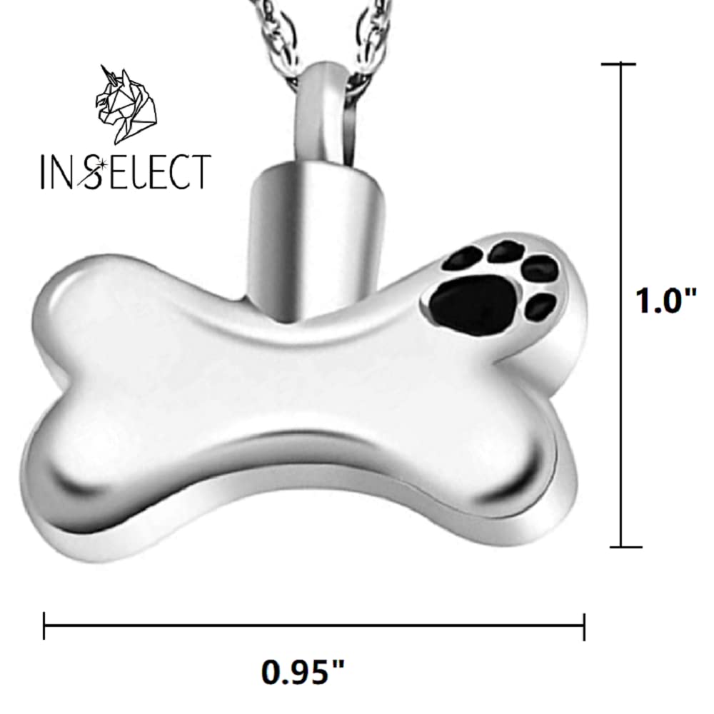 Stainless Steel Pet Memorial Necklace - Christian Dog Cremation Urn Pendant for Ashes, Keepsake Jewelry for Lost Pets | Perfect for Pet Owners to Carry Memories Always