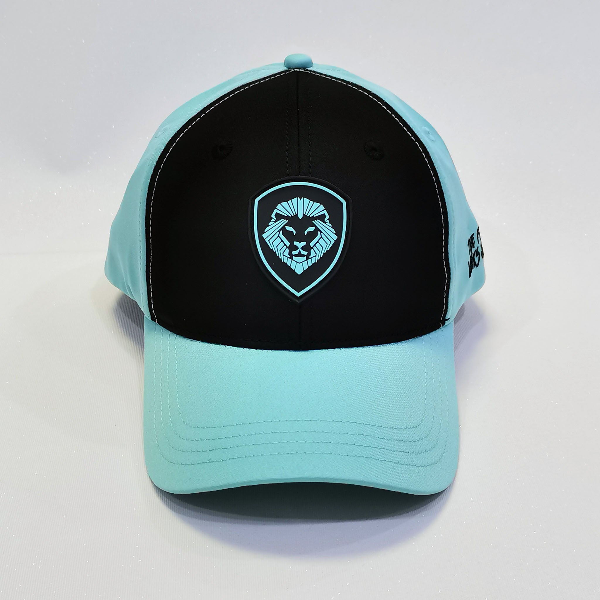 VT Shield Logo Future Looks Bright Snapback Hat - Black & Sky Blue Adjustable Baseball Cap for Men & Women | Perfect for Sports, Outdoor Activities & Casual Wear