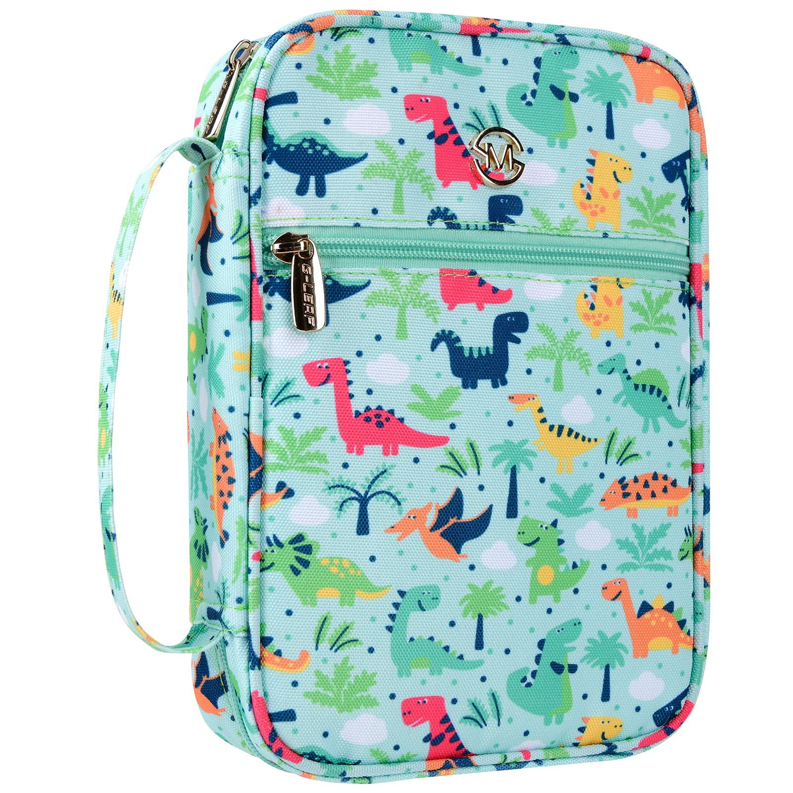 Floral Bible Cover with Handle - Fits Standard Size Bibles 9