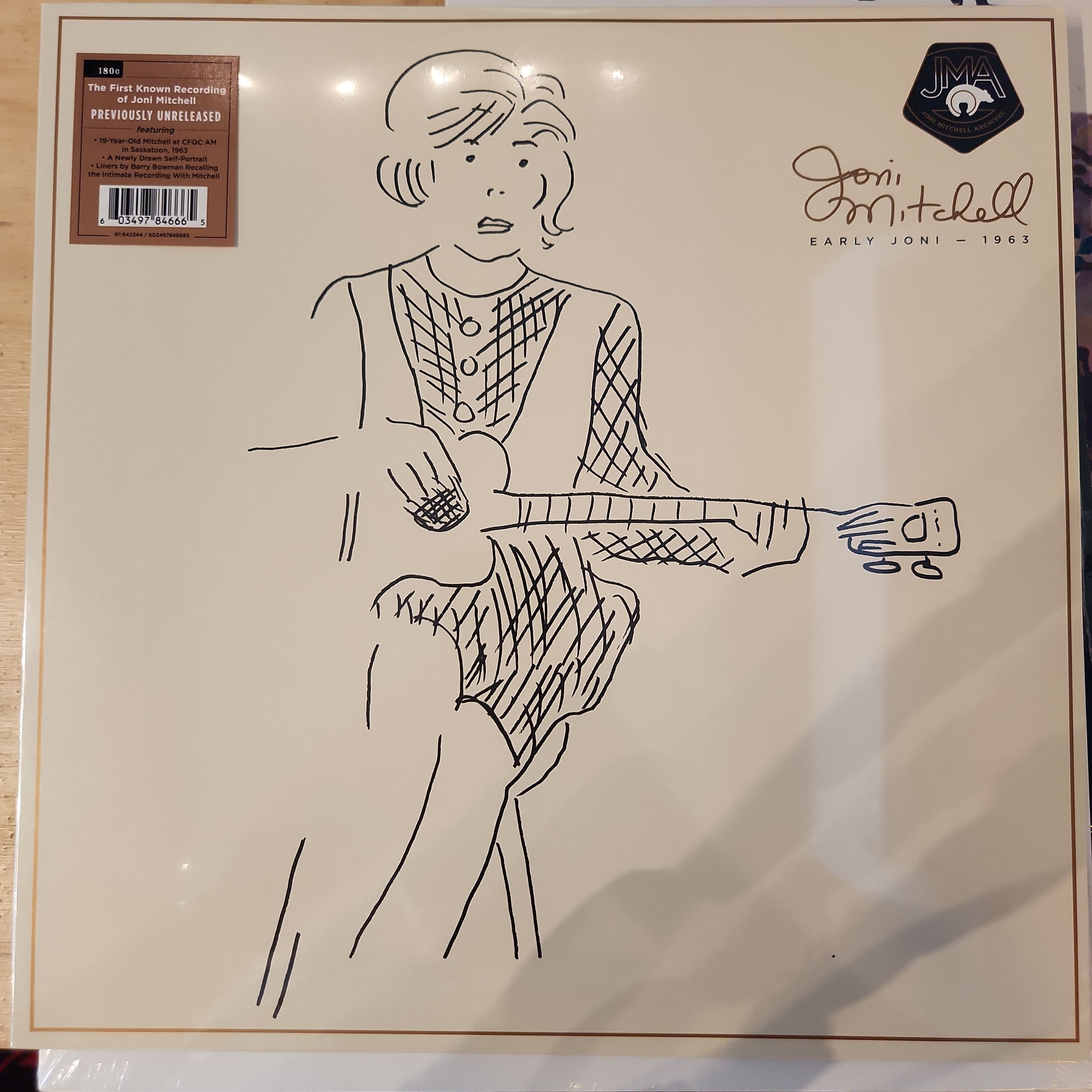 Joni Mitchell Early Joni Vinyl LP Record - Classic Folk Music Album for Collectors & Audiophiles - Perfect for Home Listening & Vintage Music Enthusiasts