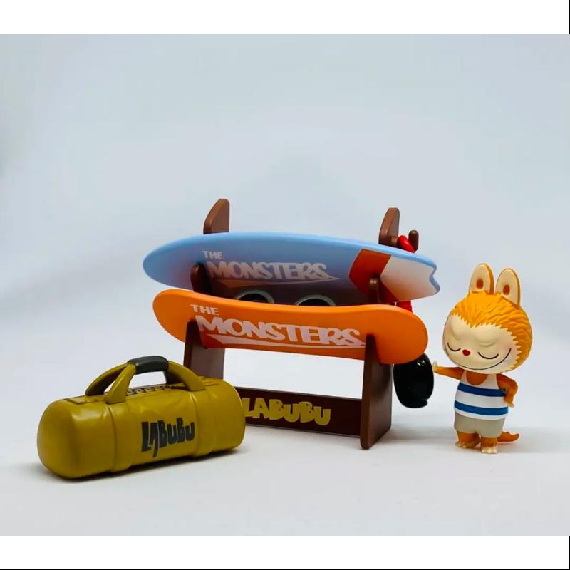 Labubu The Monsters Home of the Elves Series - Collectible Vinyl Figure for Display & Gift (Imaginary Surfing Theme) - Perfect for Anime Fans, Toy Collectors & Home Decor