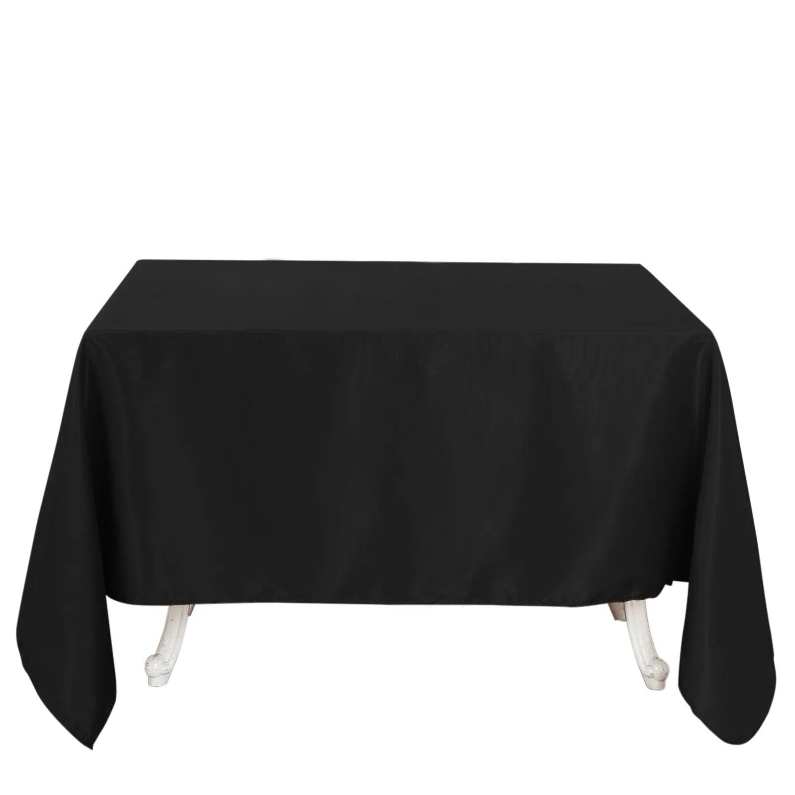 Premium 90 x 90 Inch Polyester Square Tablecloth - Wrinkle & Stain Resistant - Perfect for Dining Tables, Parties, Weddings & Outdoor Events