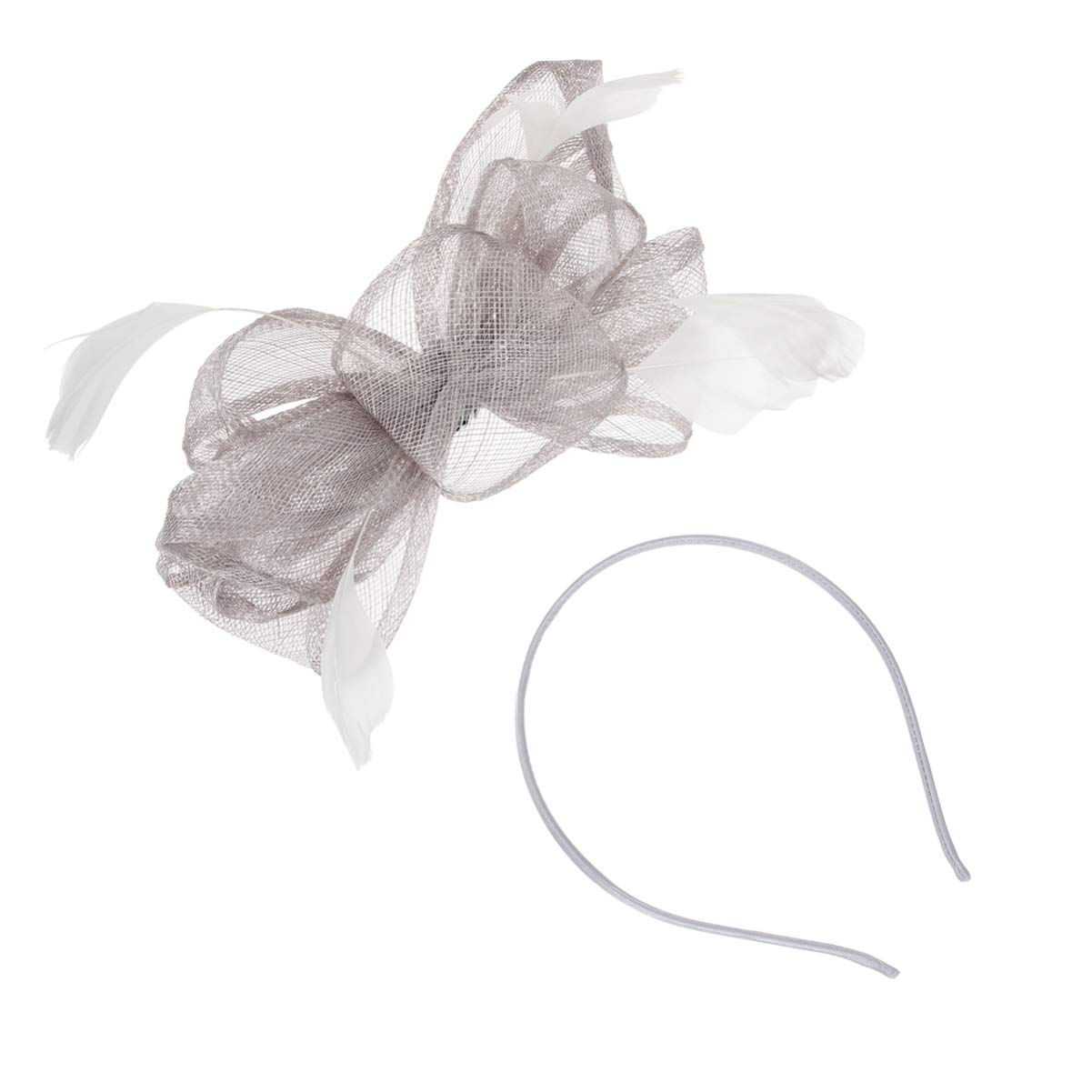 Elegant Minkissy Gauze Headbands for Women - Stylish Hair Clips & Fascinators for Tea Parties, Weddings & Photo Shoots | Ladies Hair Accessories & Mini Bride Headwear