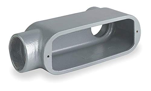 Killark OLB-6M Conduit Outlet Body - Iron LB Style, Threaded Flat Outlet for Electrical Wiring | Heavy-Duty Industrial Use, Commercial Buildings & Outdoor Installations