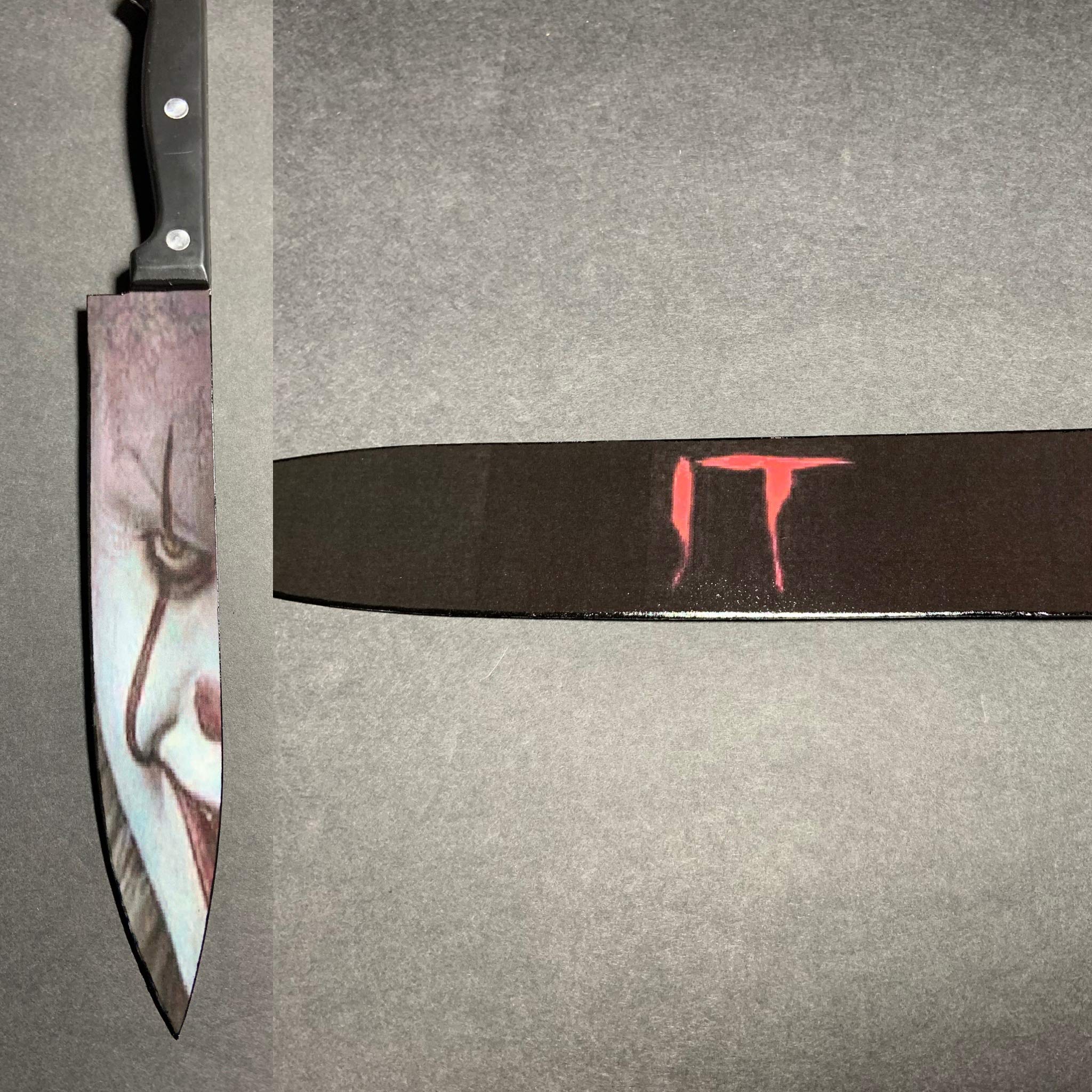 Pennywise Bill Skarsgard It 2018 Stephen King Horror Movie Collectible Knife - Perfect for Halloween Cosplay, Horror Fans & Movie Memorabilia Collectors