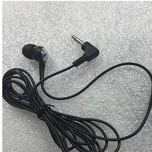 200 Pack Single Ear Earphone Mono Earbud Bulk Disposable Headphones - Compatible with iPhone, Android, MP3 Player - Perfect for Call Centers, Gyms, and Workouts