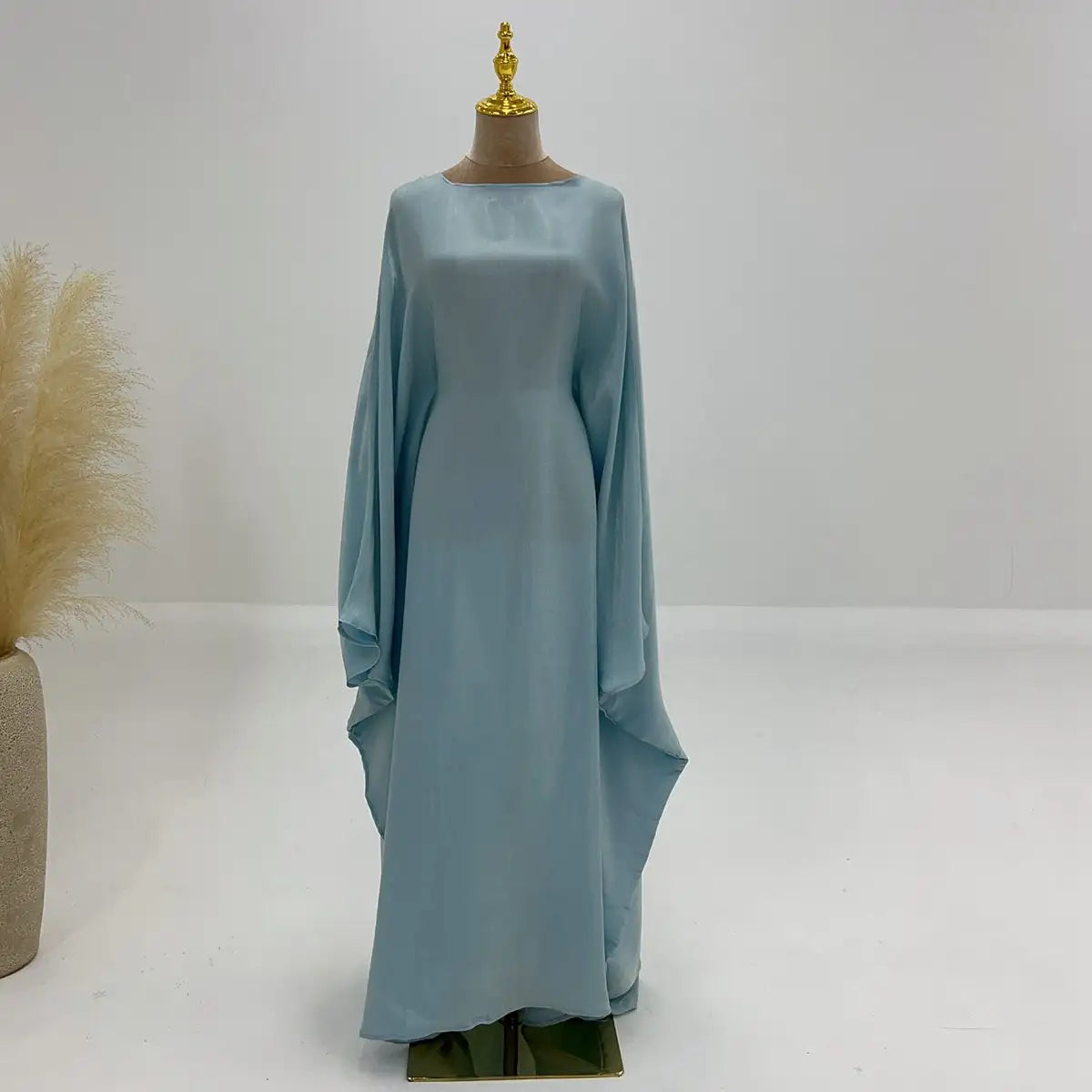 20 Color Options Sparkling Women's Abaya Dress - Elegant Muslim Prayer Dress for Ramadan, Eid & Special Occasions