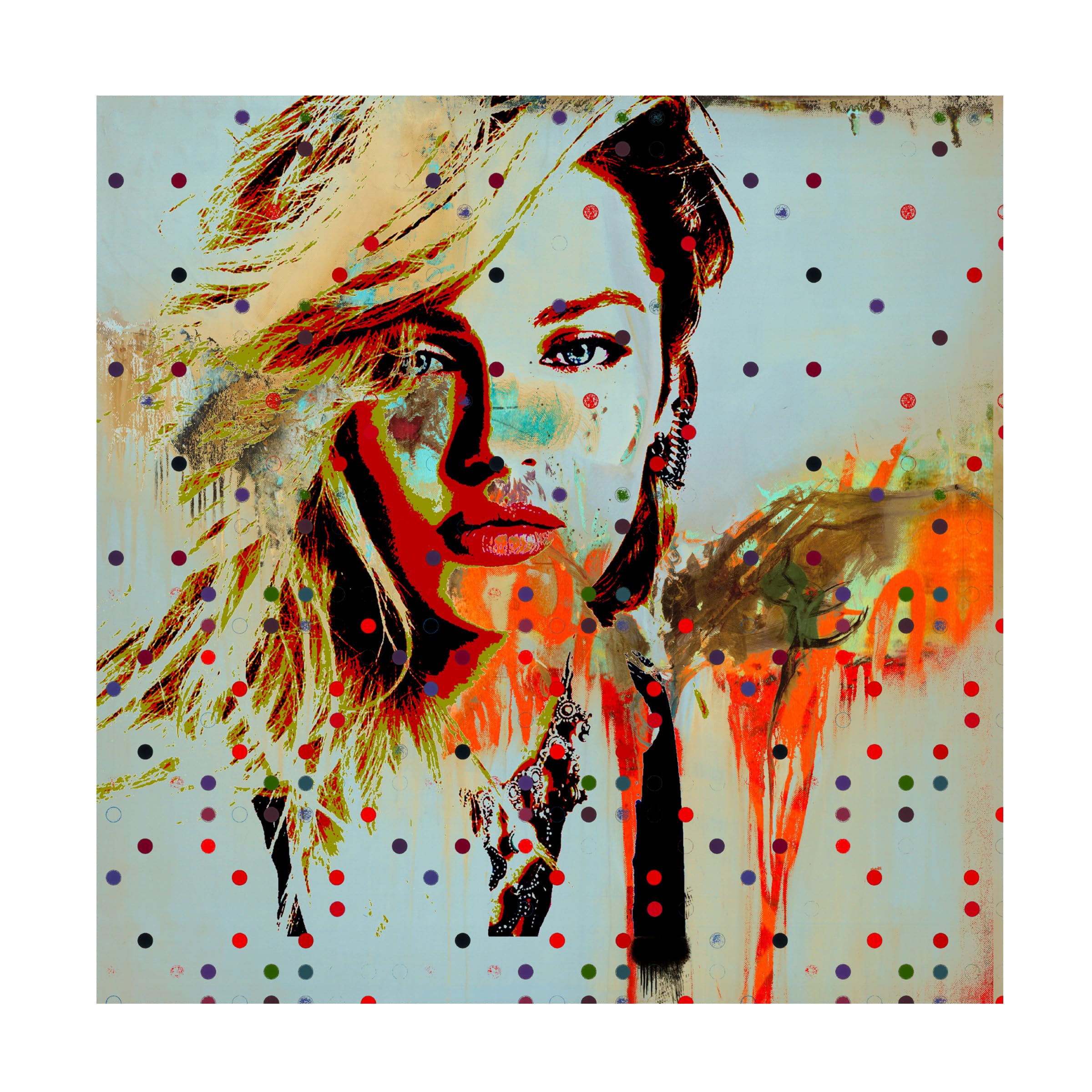Trademark Fine Art 'Vogue' Canvas Wall Art Print by Samin Chase - Modern Home Decor for Living Room, Bedroom & Office