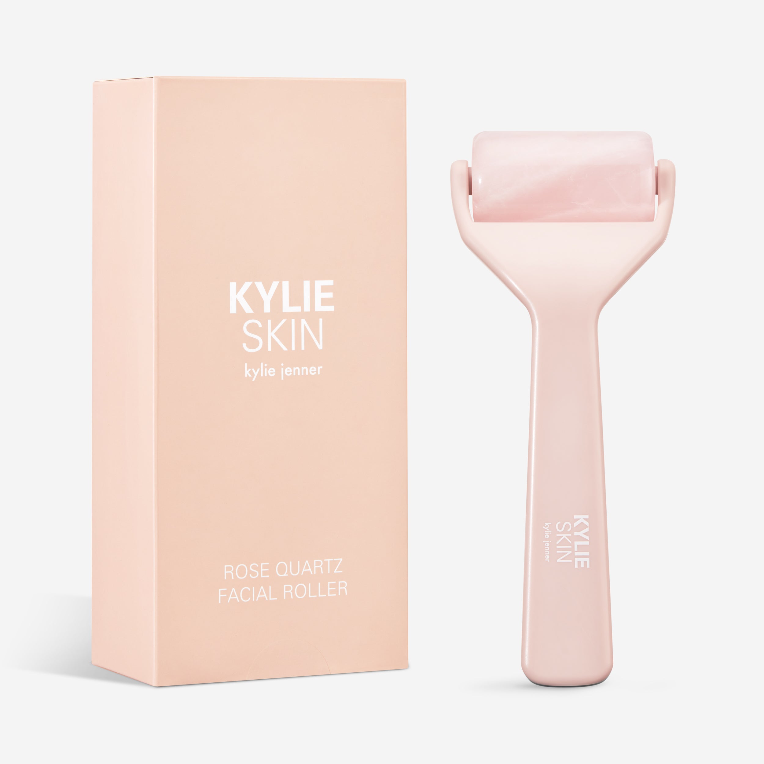 Rose Quartz Facial Roller - Natural Jade Roller for Face Massage & Skin Care - Reduce Puffiness & Wrinkles - Perfect for Home Spa & Self-Care Routine