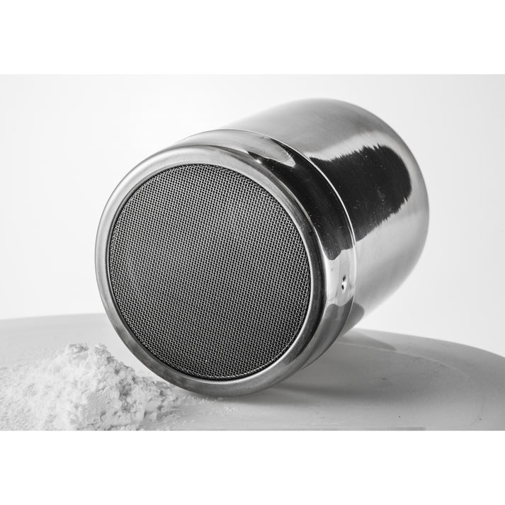 Winco 10 Oz Stainless Steel Powdered Sugar Dispenser - Perfect for Baking, Coffee Shops & Home Kitchen Use (SSD 10)