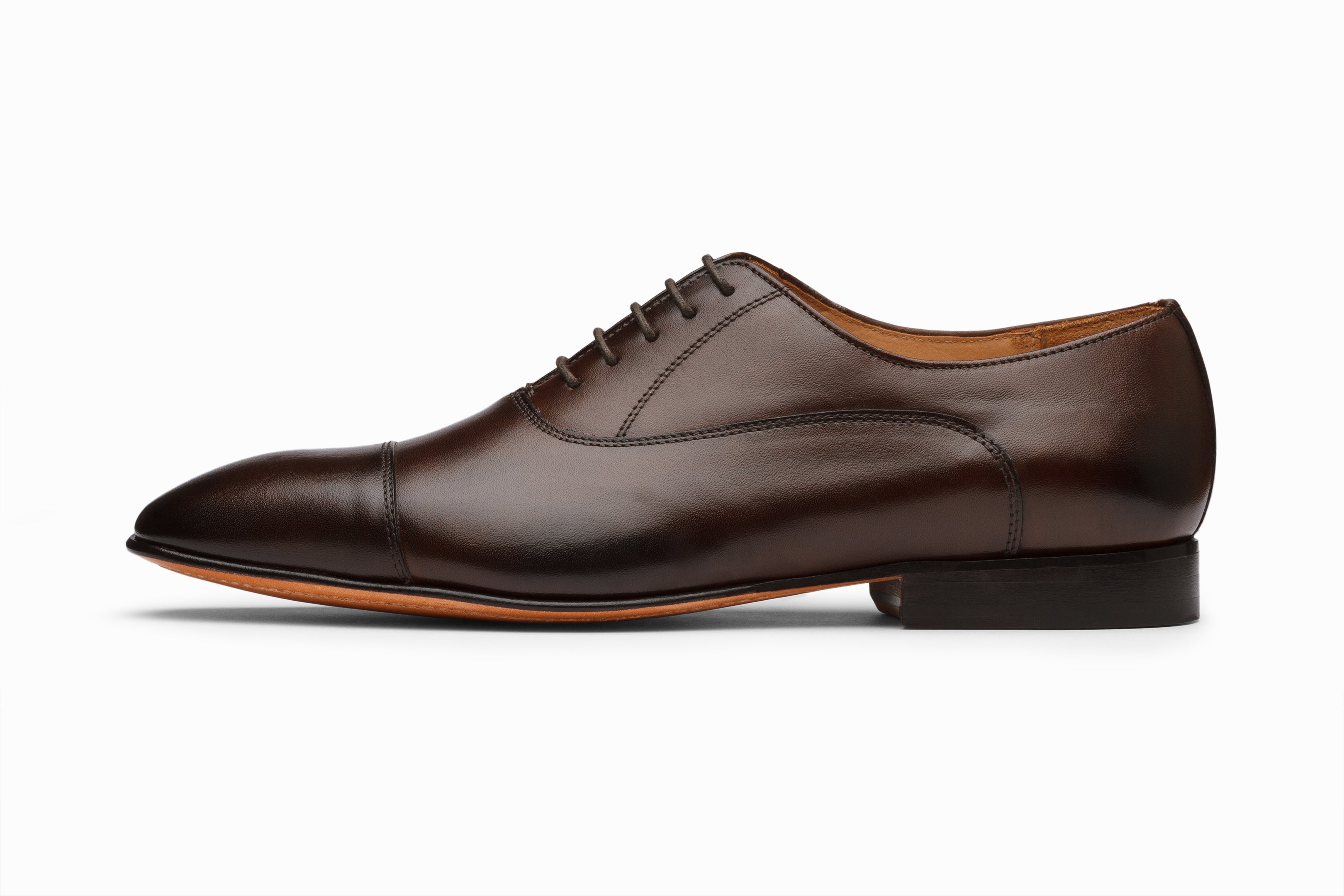 Dark Brown Captoe Oxford Dress Shoes for Men – Classic Formal & Business Attire | Perfect for Office, Weddings & Special Occasions