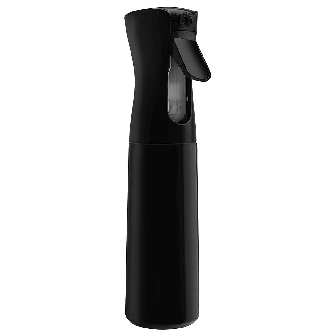 COLBEX 300ML Continuous Hair Plant Mister Spray Bottle - Fine Mist Empty Small Spray Bottle for Water, Alcohol & Cleaning Solutions - Perfect for Curly Hair Styling Products, Plant Care & Barber Accessories - Ideal for Salon, Home & Travel Use
