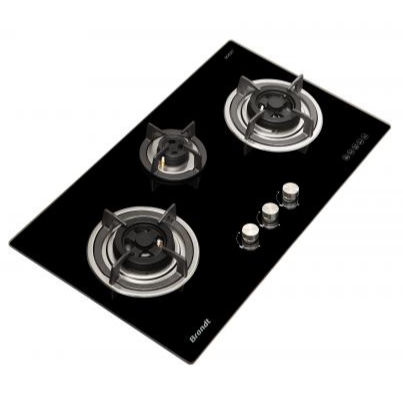 TG2293BBP/BBL 90CM 3 Burner Gas Hob Stove - High Efficiency Stainless Steel Cooktop for Home Kitchen, Outdoor Camping & RV Cooking