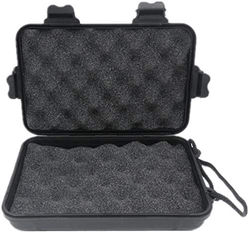 Plastic Broadheads Storage Box - Portable & Convenient Black Broadhead Organizer Case with Flashlight Holder | Perfect for Hunting, Archery & Outdoor Adventures