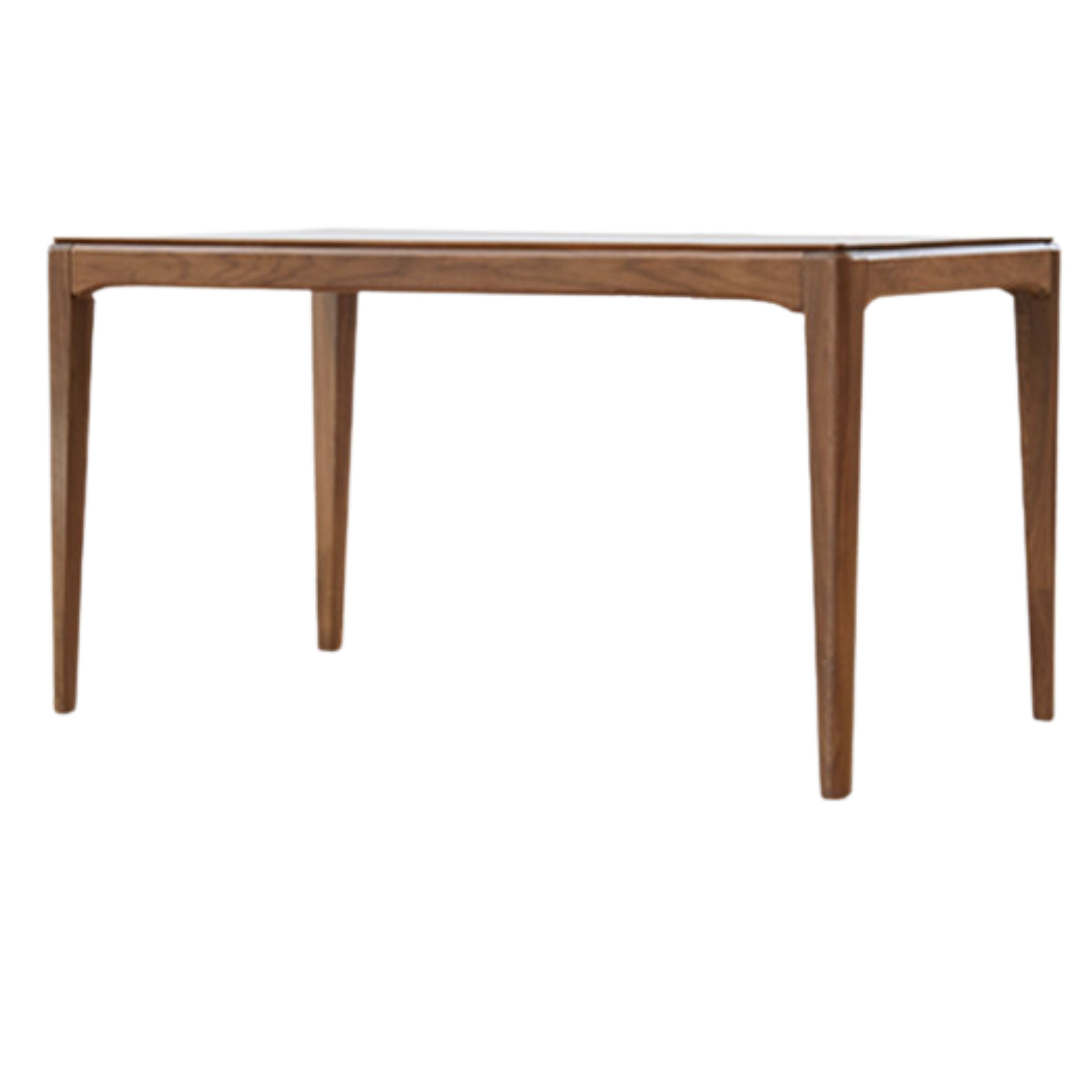 Premium Black Walnut & Ash Solid Wood Modern Nordic Dining Table - Elegant Light Luxury Design for Home, Restaurant, and Office Use