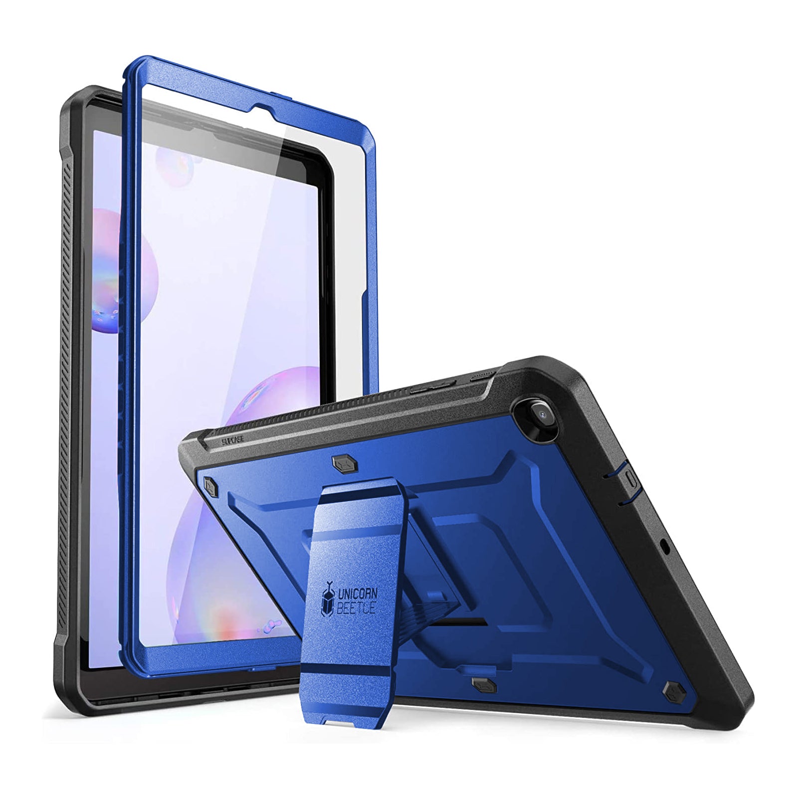 Samsung Galaxy Tab A 8.4 Inch (2020) Rugged Protective Case - Unicorn Beetle Pro Series in Blue | Shockproof Cover for Work, Travel & Outdoor Use
