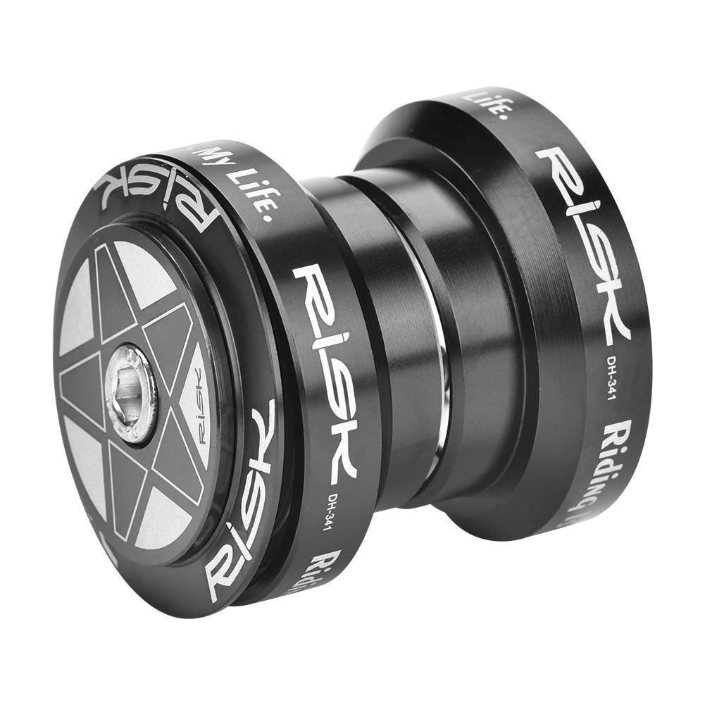 ZJchao 34mm Aluminum Alloy Bicycle Headset - Easy Installation, Compatible with 28.6mm Straight Steerer Fork Bearings | Perfect for Mountain Bikes, Road Bikes & BMX Upgrades