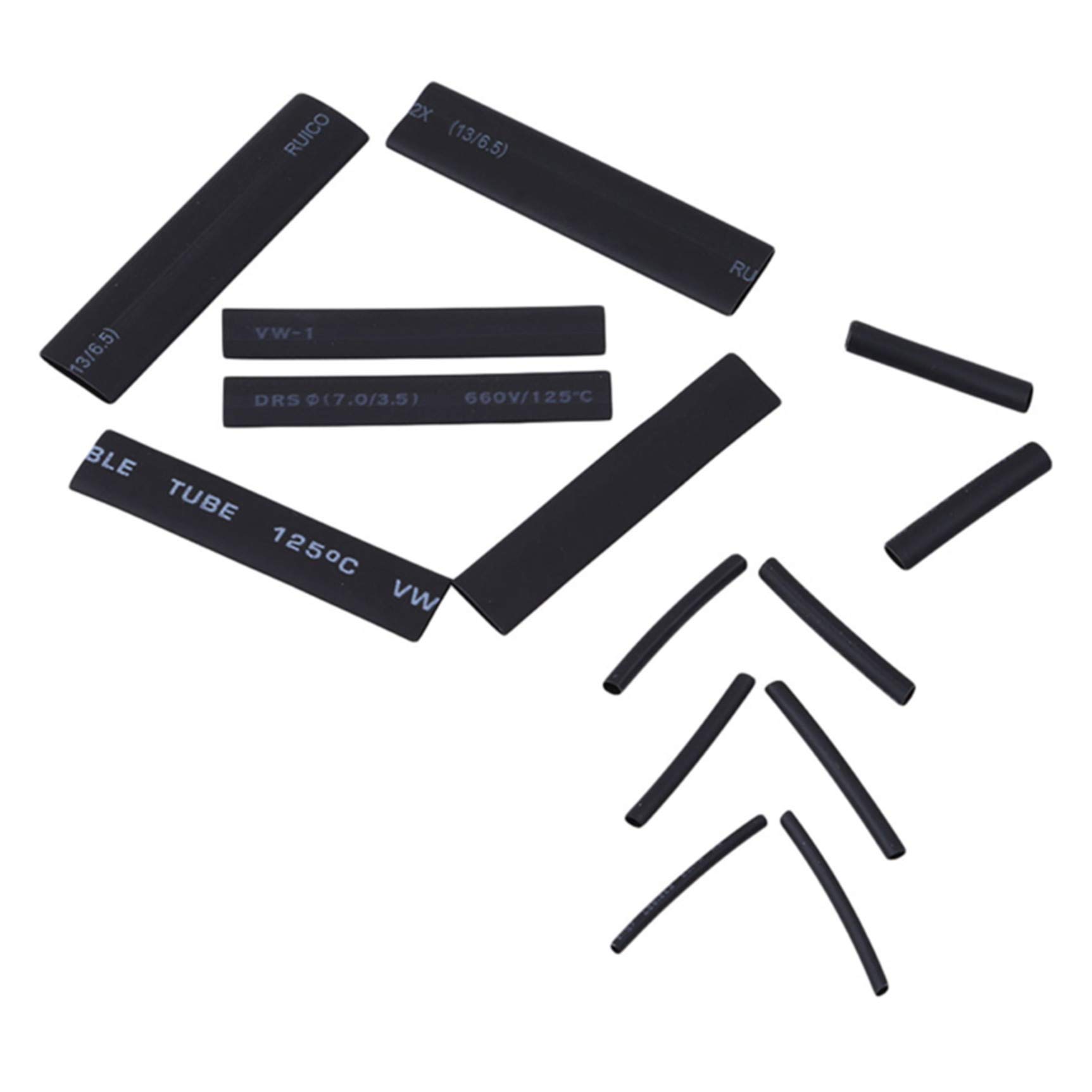 127Pcs Heat Shrink Tubing Kit - Flame Retardant Insulation Sleeves for Wire Protection (Assorted Sizes) - Perfect for Electrical Repairs, DIY Projects & Automotive Wiring