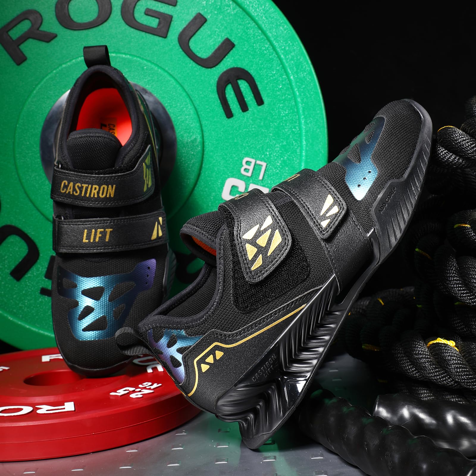 Best Weightlifting Shoes for Men & Women - Powerlifting & Squat Gym Shoes for Deadlifting - Non-Slip Cross Training Footwear for Weight Lifting, Bodybuilding & Strength Training
