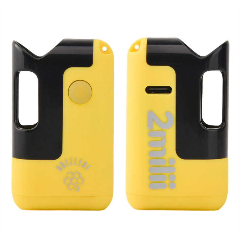 DazzLeaf 2Milii VV 510 Thread Vape Cartridge Battery 650mAh with Preheat & USB Charging - Perfect for Discreet Vaping On-The-Go