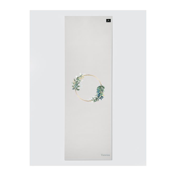 Custom Personalized Yoga Mat 6mm Thick with Unique Design - White | Perfect for Home Workouts, Yoga Studios & Meditation