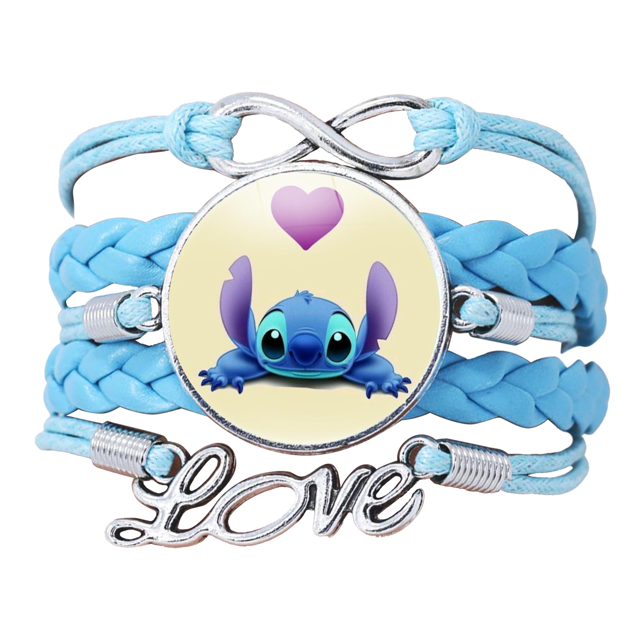 Stitch Charm Bracelet for Women - Cute Disney Stitch Jewelry, Perfect Birthday Gift for Her, Party Favors & Everyday Wear