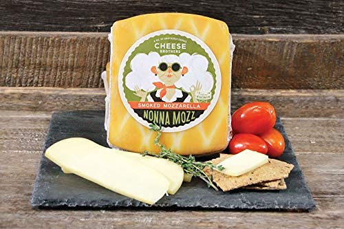 Premium Smoked Mozzarella Cheese - Handcrafted in Wisconsin | 8 Pack (6oz Each) | Perfect for Charcuterie Boards, Pizza Topping & Gourmet Cooking