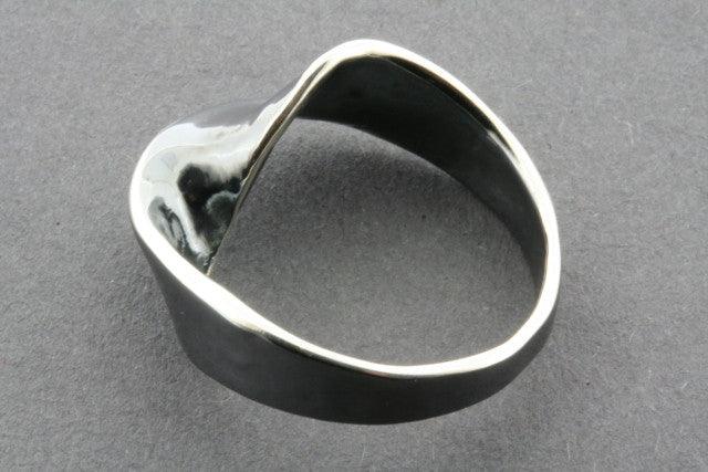 Infinity Twist Ring - Oxidized Sterling Silver Jewelry for Women, Elegant & Durable - Perfect for Everyday Wear, Gift Giving & Special Occasions