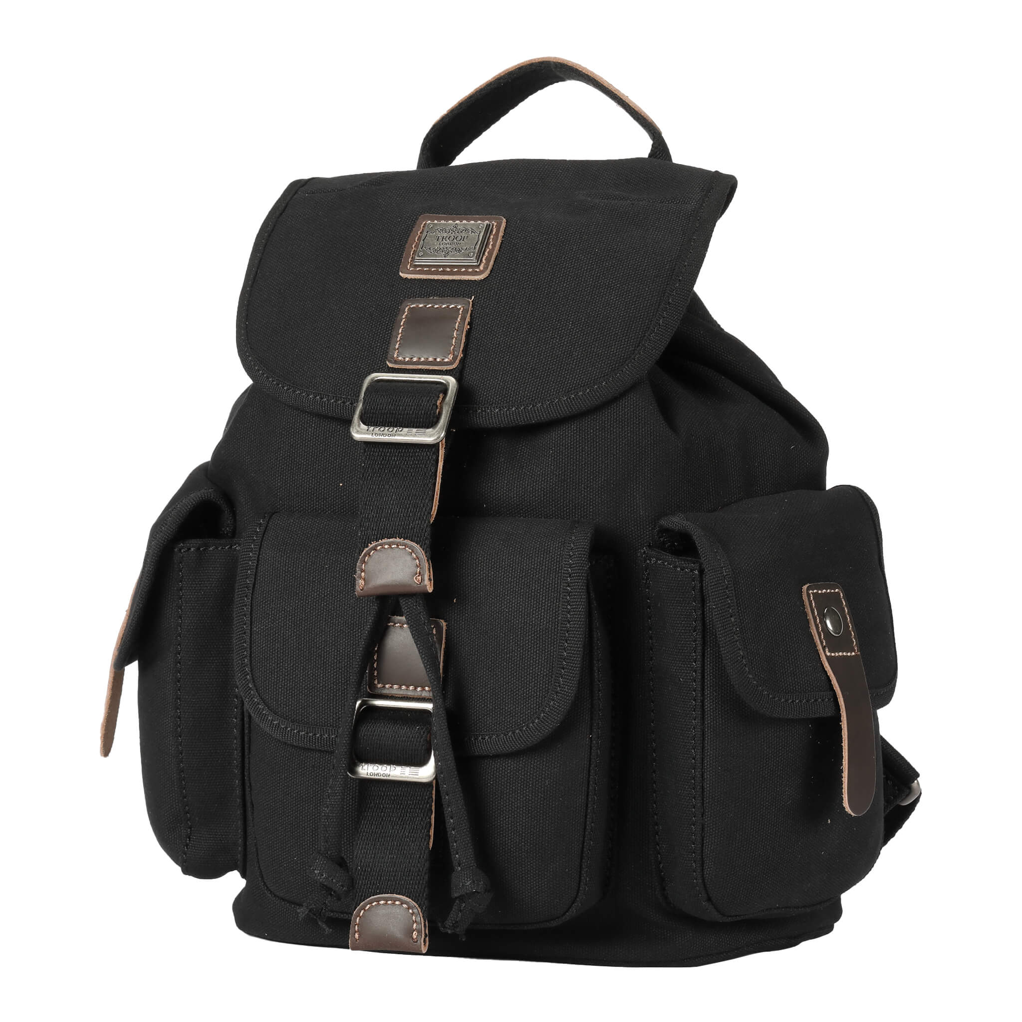 TRP0269 Troop London Classic Small Drawstring Backpack - Lightweight & Durable for School, Travel & Gym | Water-Resistant Daypack for Men & Women