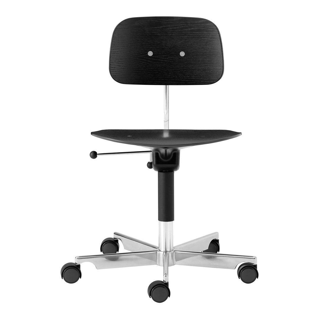 Jorgen Rasmussen Kevi 2543 Ergonomic Office Chair with Gas Lift - Adjustable Height, Swivel & Tilt Function - Perfect for Home Office, Gaming & Workspace