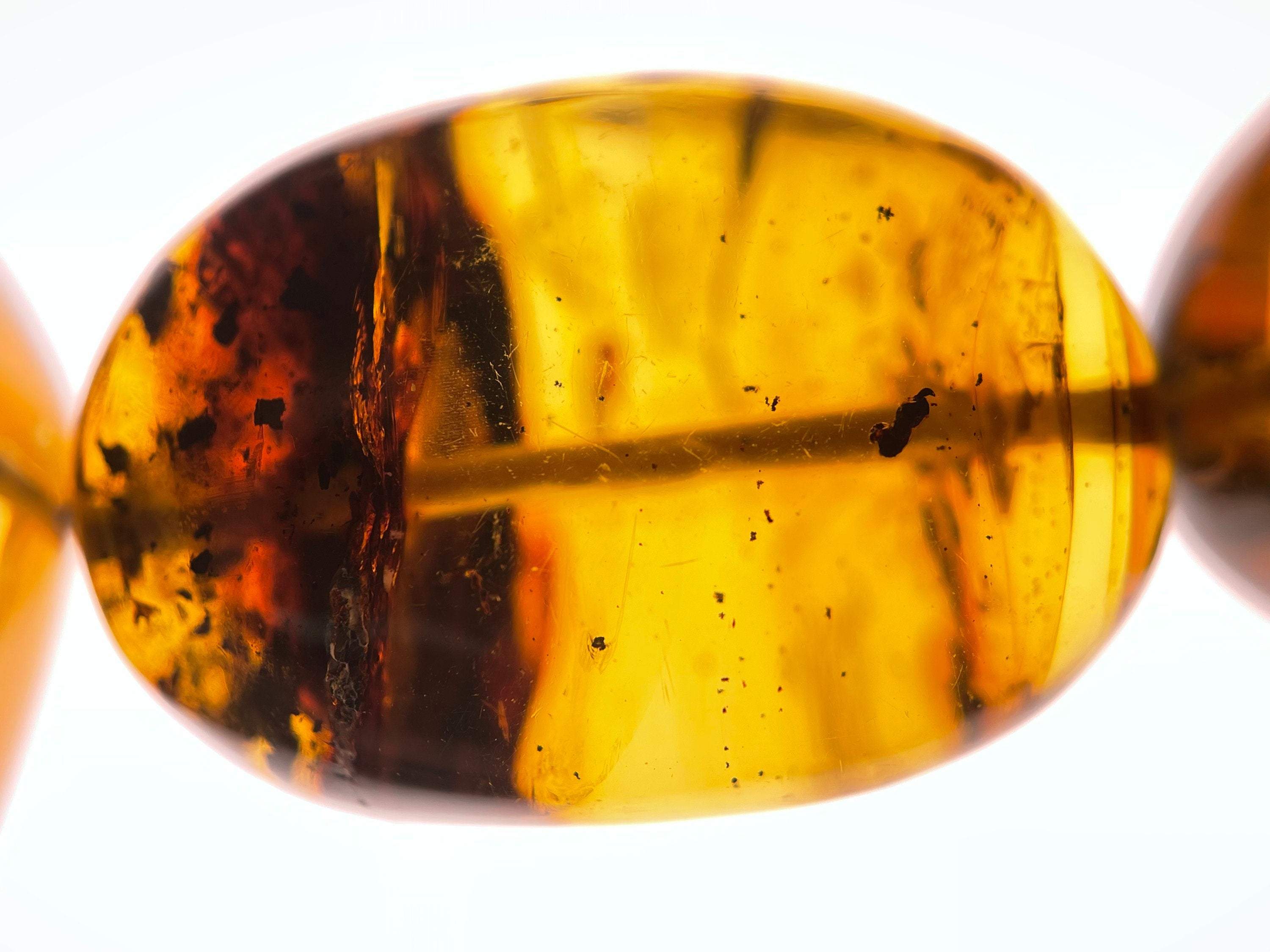 Authentic Mexican Amber Crystal Beaded Necklace - Handmade Healing Jewelry with Natural Stones | Spiritual Healing, Meditation & Boho Fashion Accessory