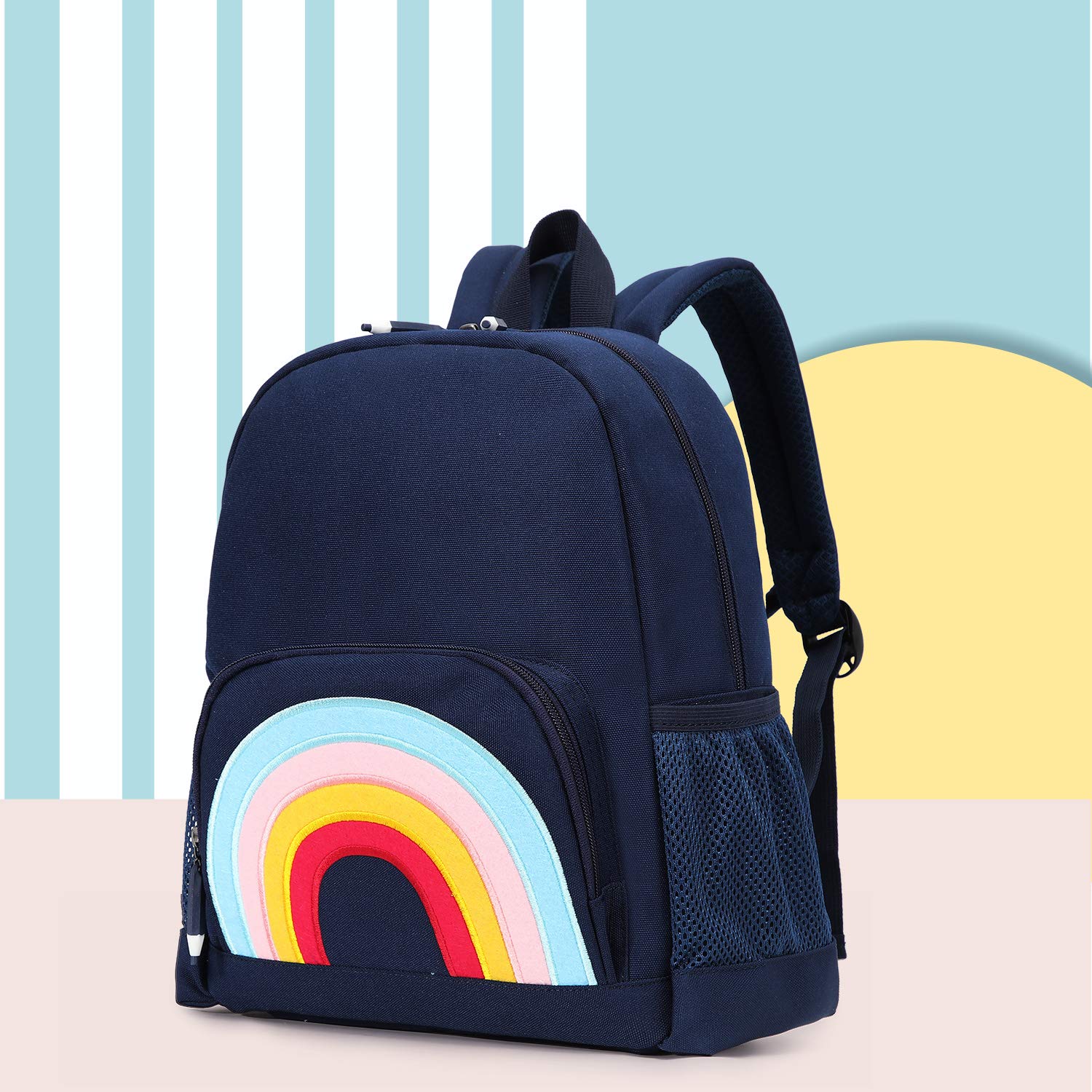 Colorful Waterproof Toddler Backpack for Boys & Girls - Durable Preschool & Kindergarten School Bag for Daycare, Travel & Outdoor Adventures