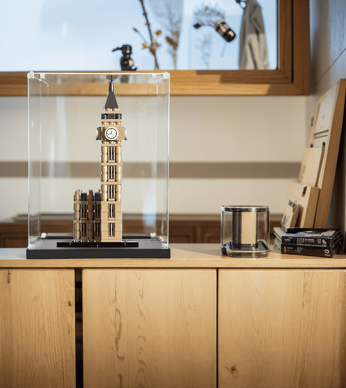 LEGO Architecture Big Ben 21013 Display Case - Clear Acrylic Protection for Collectible Building Sets - Perfect for Showcasing & Dust Protection in Home or Office Decor