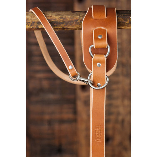 HoldFast Gear Money Maker Solo Sling Right Handed Camera Strap (Medium, Tan) - Premium Leather Camera Harness for DSLR & Mirrorless Cameras - Perfect for Wedding, Travel & Outdoor Photography