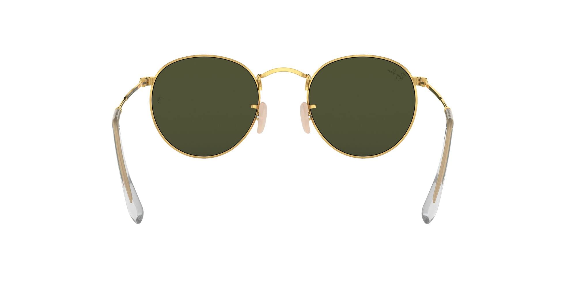 Ray-Ban RB3447 Round Metal Sunglasses for Men & Women - Classic Retro Polarized UV Protection Shades for Driving, Beach & Outdoor Activities