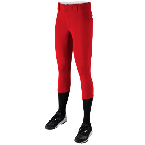Champro Tournament Low Rise Softball Pants for Girls - Youth Softball Uniforms for CNSA Teams - Perfect for Practice, Games & Tournaments