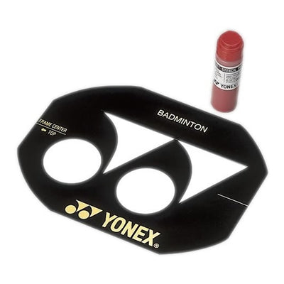 Yonex Badminton & Tennis Racket Stencil Kit - Includes Stencil Card and Ink for Custom String Patterns | Perfect for Professional Players & Sports Enthusiasts