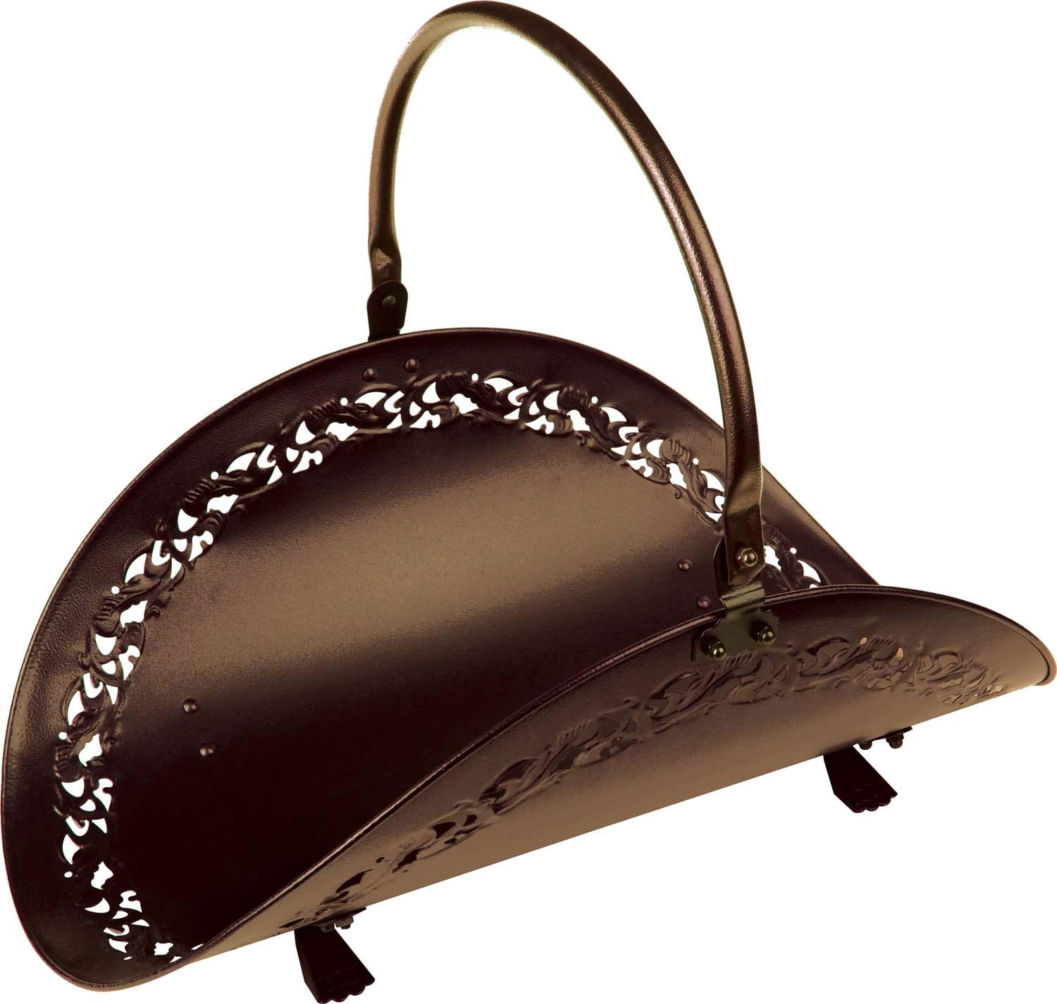 Dagan Wood Basket (DG-63B) - Bronze Storage Basket for Home Organization | Perfect for Living Room, Bedroom, or Bathroom Decor