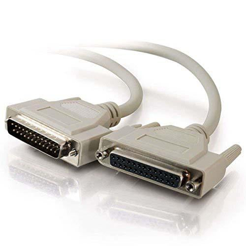 DB25 Extension Cable 25 Pin Male to Female 50 Feet - High-Speed Data Transfer for Printers, Scanners & Industrial Equipment