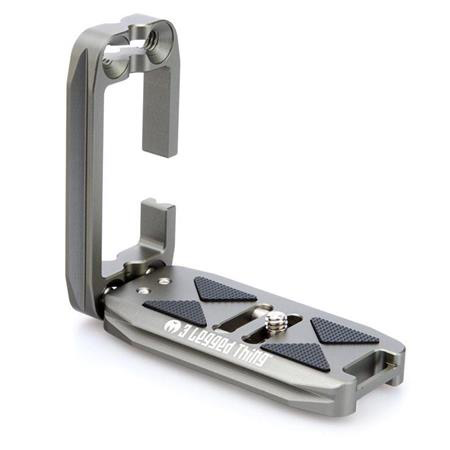 3 Legged Thing Ellie Universal L Bracket - Lightweight Camera Mount for DSLR & Mirrorless Cameras - Perfect for Photography, Videography & Studio Shoots (Grey)