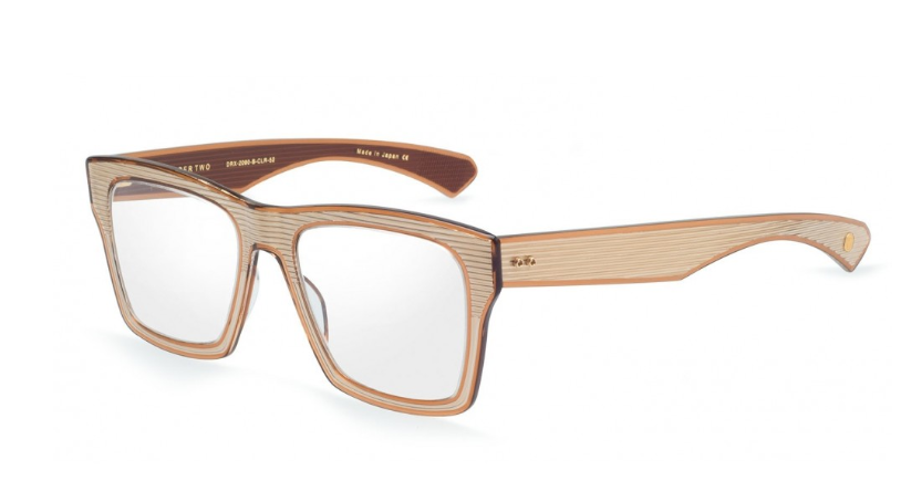 Dita INSIDER TWO DRX 2090 B CLR Brown Square Women's Eyeglasses - Fashionable Square Frame Glasses for Women, Lightweight & Durable Eyewear - Perfect for Office, Reading & Everyday Use