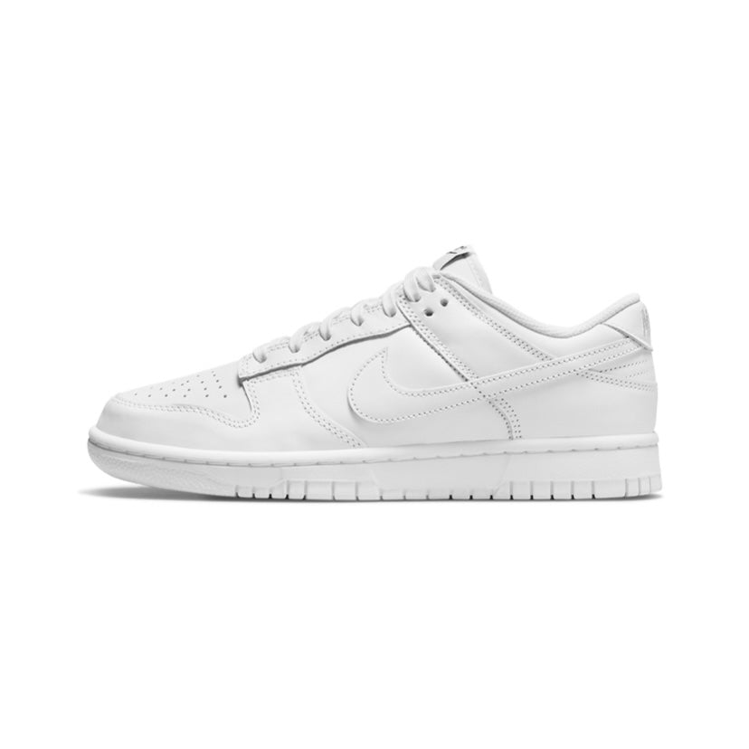 Nike Women's Dunk Low Sneakers - White Leather Casual Shoes for Women | Perfect for Streetwear, Gym & Everyday Fashion