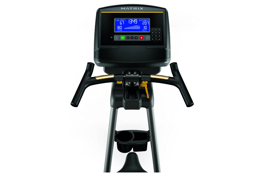 Matrix U30 Upright Exercise Bike for Home Gym - Indoor Cycling Bike with LCD Monitor & Adjustable Resistance - Perfect for Cardio Workouts & Weight Loss