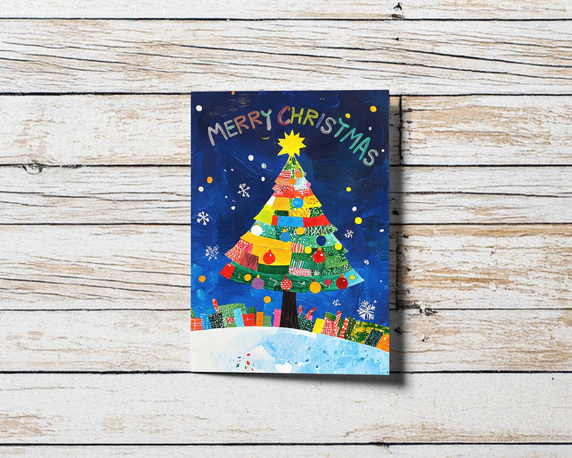 10 Printable Christmas Cards Digital Download | Festive Holiday Greetings by George Miller | Instant DIY Xmas Cards for Family & Friends | Perfect for Gifts, Decorations & Holiday Celebrations